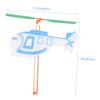 DECHOUS 5pcs Boys and Girls Airplane Toys Glider Toys Educational for Boys Girls Rubberband Powered for Years Old view 2