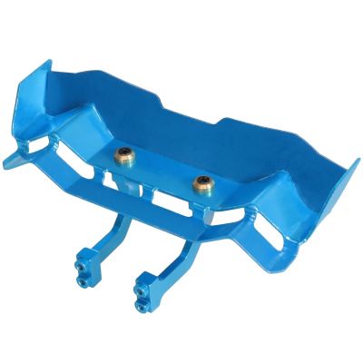 RC Car Accessories Compatible with MJX 14209 14210 1412A 14210 1/14 RC Car Upgraded Parts Accessories Aluminum Alloy Tail Wing Car Spoilers(Blue)