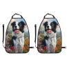 Border Collie Dog Car Seat Back Kick Protectors,2 Pack Kick Mats with Storage Pockets for Vehicles to Protect from Dirt Mud Scratches view 3
