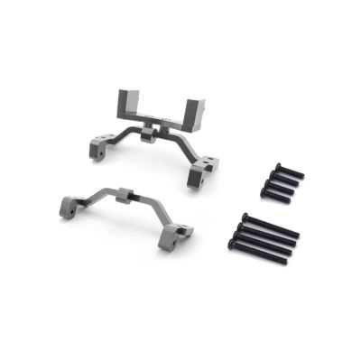 for MN D90 D91 for MN99S Metal Pull Rod Base for Seat Axle for Up Servo Bracket Mount RC Car Truck Spare Parts RC Car Upgrade Part(Titanium)