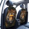 Tiger Car Seat Back Kick Protectors,2 Pack Kick Mats With Storage Pockets For Vehicles To Protect From Dirt Mud Scratches view 2