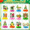 12PCS Luau Party Decorations Honeycomb Centerpieces, Hawaiian Party Decorations Table Decorations for Tropical Aloha Weeding Birthday Party Supplies view 2