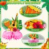 12PCS Luau Party Decorations Honeycomb Centerpieces, Hawaiian Party Decorations Table Decorations for Tropical Aloha Weeding Birthday Party Supplies view 4