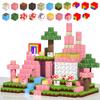 150PCS Magnetic Building Blocks for Kids - Unicorn Princess Pixel Magnetic Blocks 0.8in, Grassland Mine World Magnet Cubes Toys, STEM Sensory Toys for 3 4 9 10 Year Old Girl Christmas Birthday Gifts view 1