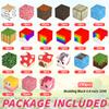 150PCS Magnetic Building Blocks for Kids - Unicorn Princess Pixel Magnetic Blocks 0.8in, Grassland Mine World Magnet Cubes Toys, STEM Sensory Toys for 3 4 9 10 Year Old Girl Christmas Birthday Gifts view 2