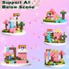 150PCS Magnetic Building Blocks for Kids - Unicorn Princess Pixel Magnetic Blocks 0.8in, Grassland Mine World Magnet Cubes Toys, STEM Sensory Toys for 3 4 9 10 Year Old Girl Christmas Birthday Gifts view 3
