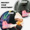 Northern House Car Seat Back Kick Protectors,2 Pack Kick Mats With Storage Pockets For Vehicles To Protect From Dirt Mud Scratches view 4