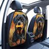 Rottweiler Dog Car Seat Back Kick Protectors,2 Pack Kick Mats with Storage Pockets for Vehicles to Protect from Dirt Mud Scratches view 2