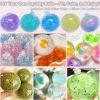 15pcs DIY Stress Ball Kit  Blank Skins with Air Pump & Expander Tool for Making Pressure Balls, Make Your Own Fidget Pressure Balls for Adults (8White+7Transparent) view 2