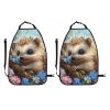 Cute Hedgehog Flower Car Seat Back Kick Protectors,2 Pack Kick Mats With Storage Pockets For Vehicles To Protect From Dirt Mud Scratches view 3