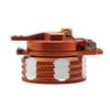 ECOYIN Metal Fuel Tank Cap, RC Car Parts, Compatible with 1/5 HPI BAHA ROVAN ROFUN 5B 5T 5SC (Orange) view 3