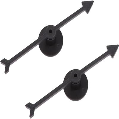 2Pcs Black Spinner Game Engaging Board Arrow Set, Home and School Party Spinners, Plastic Craft with Suction Cup Board Games