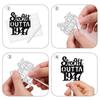 18pcs Black Glitter Dessert Cupcake Pick for Straight Outta 1947 Legend Since 1947 Theme Decor Supplies Men Happy 79th Birthday Party Decoration view 4