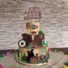 16 Pcs Cowboy Cake Toppers Glitter Cowboy Hat Cake Decorations Western Theme Happy Birthday Party Decoration for Boys Girls , Cowboy Birthday Sign Birthday Decor Party Decor Party Supplies view 2