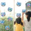 36PCS Summer Activities Crafts Bulk: Sea Animal Ocean Scene Paper Suncatchers, Under the Sea Party Fish Stickers DIY Kit School Classroom Decorations, Window Stained Glass Effect Art Supplies view 3