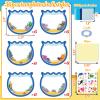 36PCS Summer Activities Crafts Bulk: Sea Animal Ocean Scene Paper Suncatchers, Under the Sea Party Fish Stickers DIY Kit School Classroom Decorations, Window Stained Glass Effect Art Supplies view 4