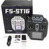 Authticar Flysky FS-ST16 Pro Radio Transmitter & FS-SR8 8CH Receiver Combo, 3.5" IPS Screen, Dual Band 2.4G/900MHz, Hall Effect Gimbals, OpenTX System, for Airplane, FPV, RC Car (Left Hand Throttle) view 4