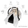 Vendhui White Oysters Car Seat Covers for Babies, Infant Car Seat Canopy, Mom Nursing Breastfeeding Covers, Warm Carseat Canopy for Newborn view 3