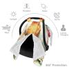 Vendhui Easter Three Playful Chickens Car Seat Covers for Babies, Infant Car Seat Canopy, Mom Nursing Breastfeeding Covers, Warm Carseat Canopy for Newborn view 3