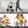 Vendhui Easter Three Playful Chickens Car Seat Covers for Babies, Infant Car Seat Canopy, Mom Nursing Breastfeeding Covers, Warm Carseat Canopy for Newborn view 4