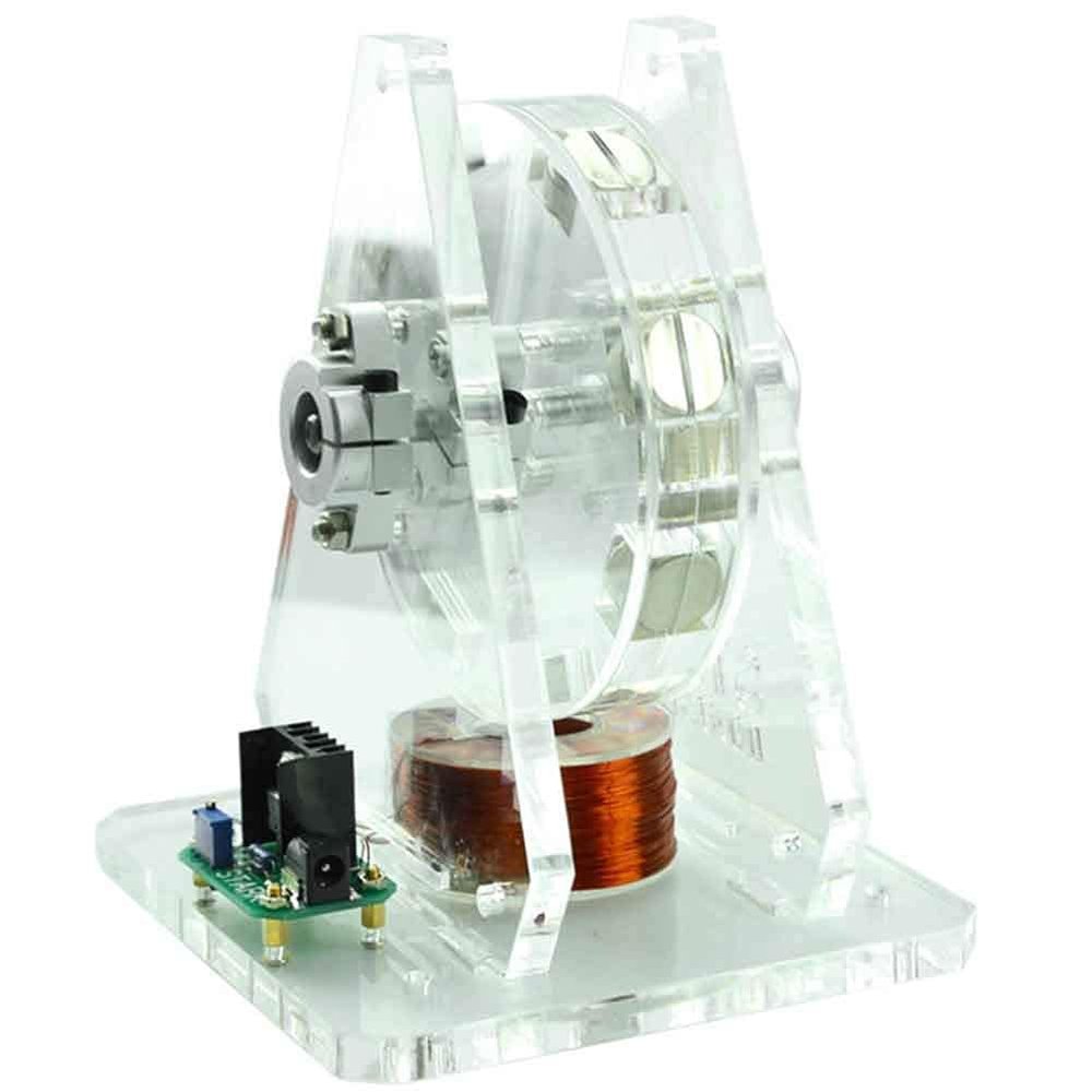 24V Brushless Model - DIY Educational Model, Physics Electrical Circuit Experiment Instrument, High-Speed Bearings, Transparent Design, Easy to Learn and Observe