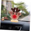 Alipis Wooden Doll Display Base Stand 6 Sets Handcrafted Felt Doll Holders for Crochet and DIY Projects on Desktop view 3