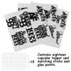 18pcs Black Glitter Dessert Cupcake Pick for Straight Outta 1933 Legend Since 1933 Theme Decor Supplies Men Happy 93rd Birthday Party Decoration view 3