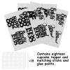 18pcs Black Glitter Dessert Cupcake Pick for Straight Outta 1938 Legend Since 1938 Theme Decor Supplies Men Happy 88th Birthday Party Decoration view 3
