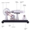 PIONEERX Double-Cylinder Micro DIY Stirling Engine External Combustion Engine view 3