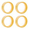 TGCWENG 1.0 Inch Brass Internal Beadlock Ring 68g Heavy Wheel Weighted Clamp Ring Fits RC Wheel Rims Suit for SCX24 1/18 1/24 RC Crawler Upgrade Parts (4PCS) view 1