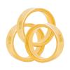 TGCWENG 1.0 Inch Brass Internal Beadlock Ring 68g Heavy Wheel Weighted Clamp Ring Fits RC Wheel Rims Suit for SCX24 1/18 1/24 RC Crawler Upgrade Parts (4PCS) view 3