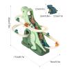Dinosaur Climbing Slide Music Toy, Electric Dinosaur Climbing Stairs Toys, Dinosaurs Stair Climber Toy, Electric Race Track Game Fun Track Slide Roller Coaster Toys for Children's Gifts (1PC) view 2
