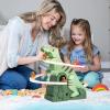 Dinosaur Climbing Slide Music Toy, Electric Dinosaur Climbing Stairs Toys, Dinosaurs Stair Climber Toy, Electric Race Track Game Fun Track Slide Roller Coaster Toys for Children's Gifts (1PC) view 4