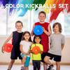 8.5 Inch Kickball Set, Dodgeballs 12 Pack, Playground Balls for Kids&Adults, Bouncy Balls Includes Pump and Storage Bag, Handball for Outdoor & Indoor Games, Boys and Girls Gift with Gift Box view 3