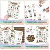 Mueddur Book Party Bingo Game Card, Bookish Bingo Set for Adults Large Group Family Friends, Book Club Reading Group Activities, Bookclub Meeting Icebreaker Games for 24 Players -23 view 3