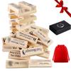48Pcs Super Naughty Block Tower Game, Couple Adult Valentine Tumbling Tower Block Game for Date Night Ideas, Stacking Wooden Blocke for Grown Ups view 1