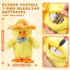 MILEGI Talking Singing Duck Toys Repeats What You Say Walking Duckling Electric Interactive Animated Toy Mimicking Recording Plush Gifts for Baby,Yellow,8'' view 3