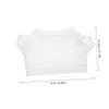 JOINPAYA Sublimation Bear Clothes Blank T-Shirt for Stuffed Animals Creative Design Project Soft Hoodie for Plush Toys for and Accessories view 2