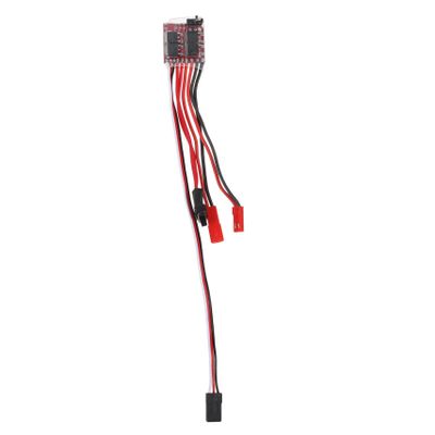 Alipis Brushed Motor Speed Controller Brake for RC Model Vehicles Forward Reverse Functionality Adjustable Settings Compatible Tanks and Boats