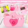 KUBUSFLY Toddler Play Purse for Little Girls, 35PCS Kids Purse with Pretend Play Princess Toys Includes Handbag, Camera, Phone, Wallet, Key, Kids Purse Birthday Gift for Girls Toddler Age 3 4 5 6+ view 3