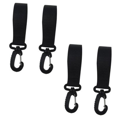 DECHOUS 4pairs Multi-Functional Stroller Hooks Rotation Pram Hooks Mom for Stroller