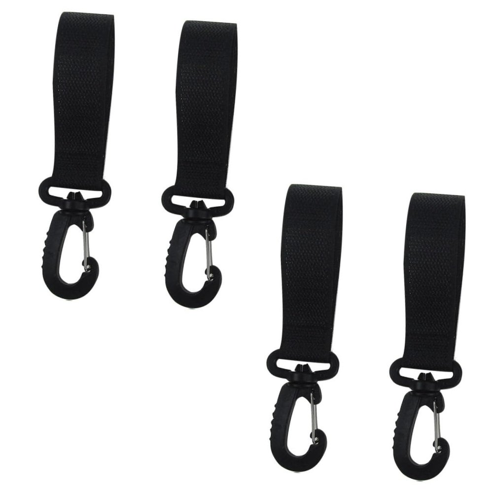 DECHOUS 4pairs Multi-Functional Stroller Hooks Rotation Pram Hooks Mom for Stroller