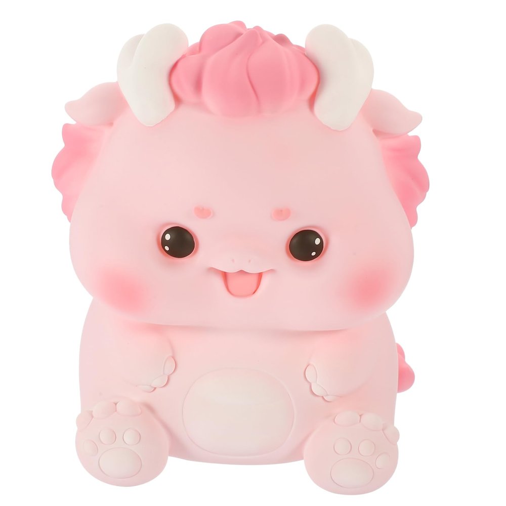 ABOOFAN Piggy Bank Unbreakable Vinyl Bank for Boys and Girls for Home Desk Ornament for Birthdays and Holidays
