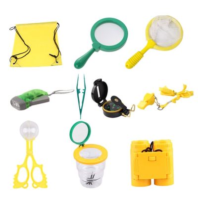 DECHOUS 10pcs Outdoor Insects Observing Kit for Boys and Girls Hiking Educational Camping Gear for Boy Girl