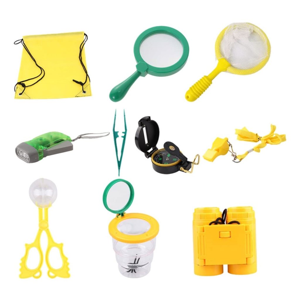 DECHOUS 10pcs Outdoor Insects Observing Kit for Boys and Girls Hiking Educational Camping Gear for Boy Girl