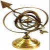 Brass Armillary Sphere With Arrow Nautical Maritime Astrolabe Globe Decor 18 Inch view 1