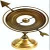Brass Armillary Sphere With Arrow Nautical Maritime Astrolabe Globe Decor 18 Inch view 2
