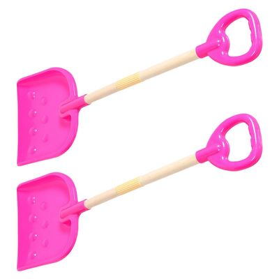 BESPORTBLE 2pcs Boy Girl Sand Shovels Lightweight Plastic Shovels for Beach and Snow Play Portable Outdoor Fun for Boy Girl for Sandboxes and Activities