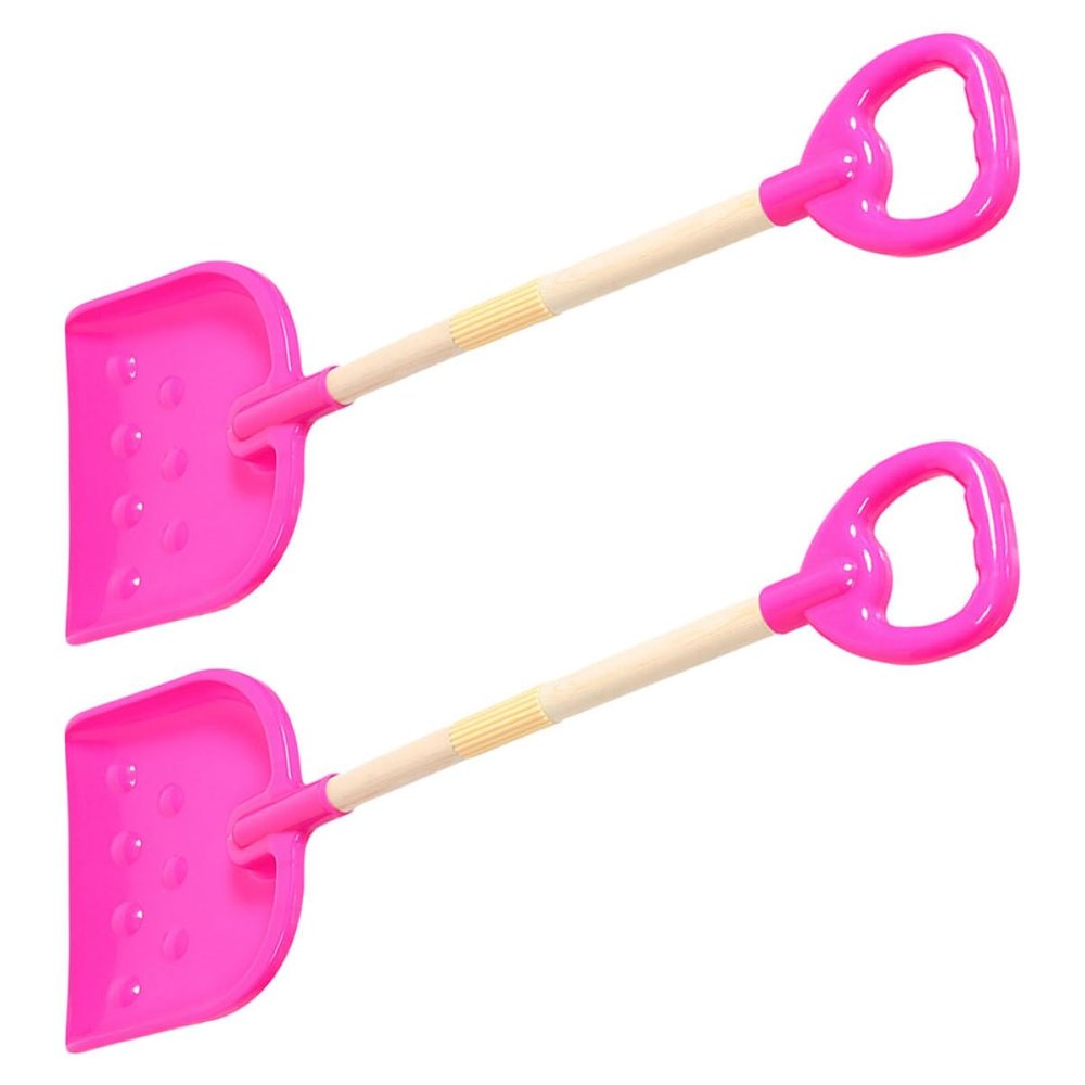 BESPORTBLE 2pcs Boy Girl Sand Shovels Lightweight Plastic Shovels for Beach and Snow Play Portable Outdoor Fun for Boy Girl for Sandboxes and Activities
