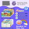 Baobrava Search and Find Book and Handwriting Practice Books Set, More Than 50+ Preschool Learning Activities for Toddler and Kids 3-8, Travel Games for Road Trip Car Airplane view 2
